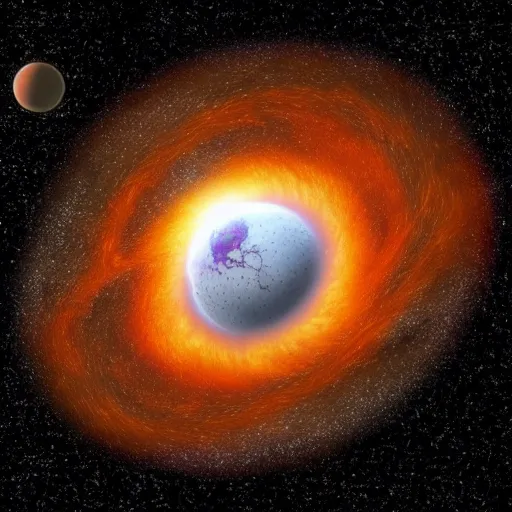 Image similar to the last dying star at the end of the universe