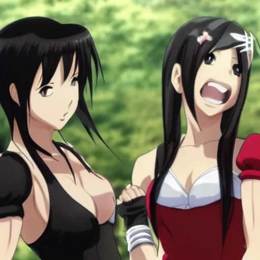 Image similar to beautiful anime with tifa lockhart