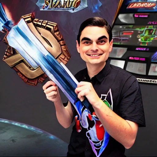 Prompt: ben shapiro as a league of legends champion