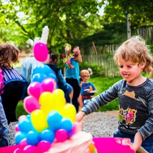 Image similar to rasmus playing at a children's birthday party