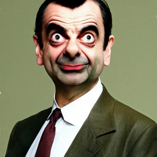 Prompt: mr bean, rowan atkinson as a cthulhu monster,