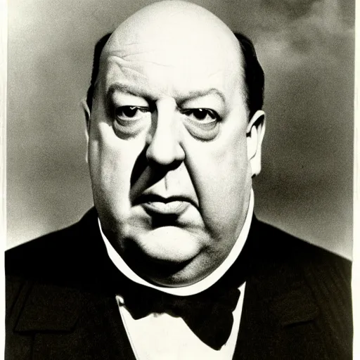 Prompt: alfred hitchcock in the psicho horror movie, photorealistic, detailed, 1 9 0 0 s horror movie still shot