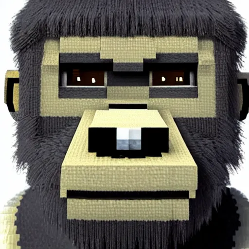 Image similar to minecraft gorilla