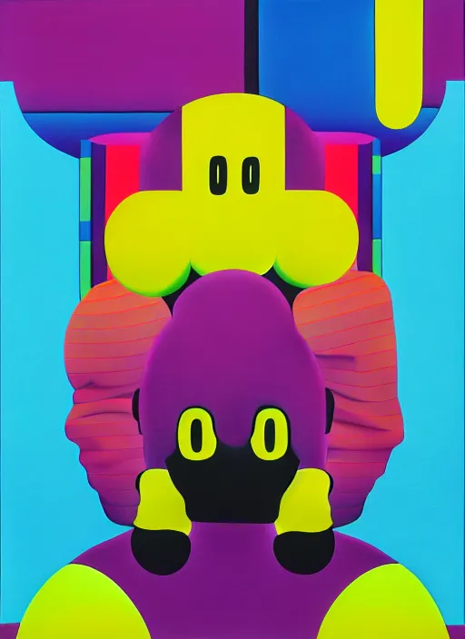 Image similar to trap cover by shusei nagaoka, kaws, david rudnick, airbrush on canvas, pastell colours, cell shaded, 8 k