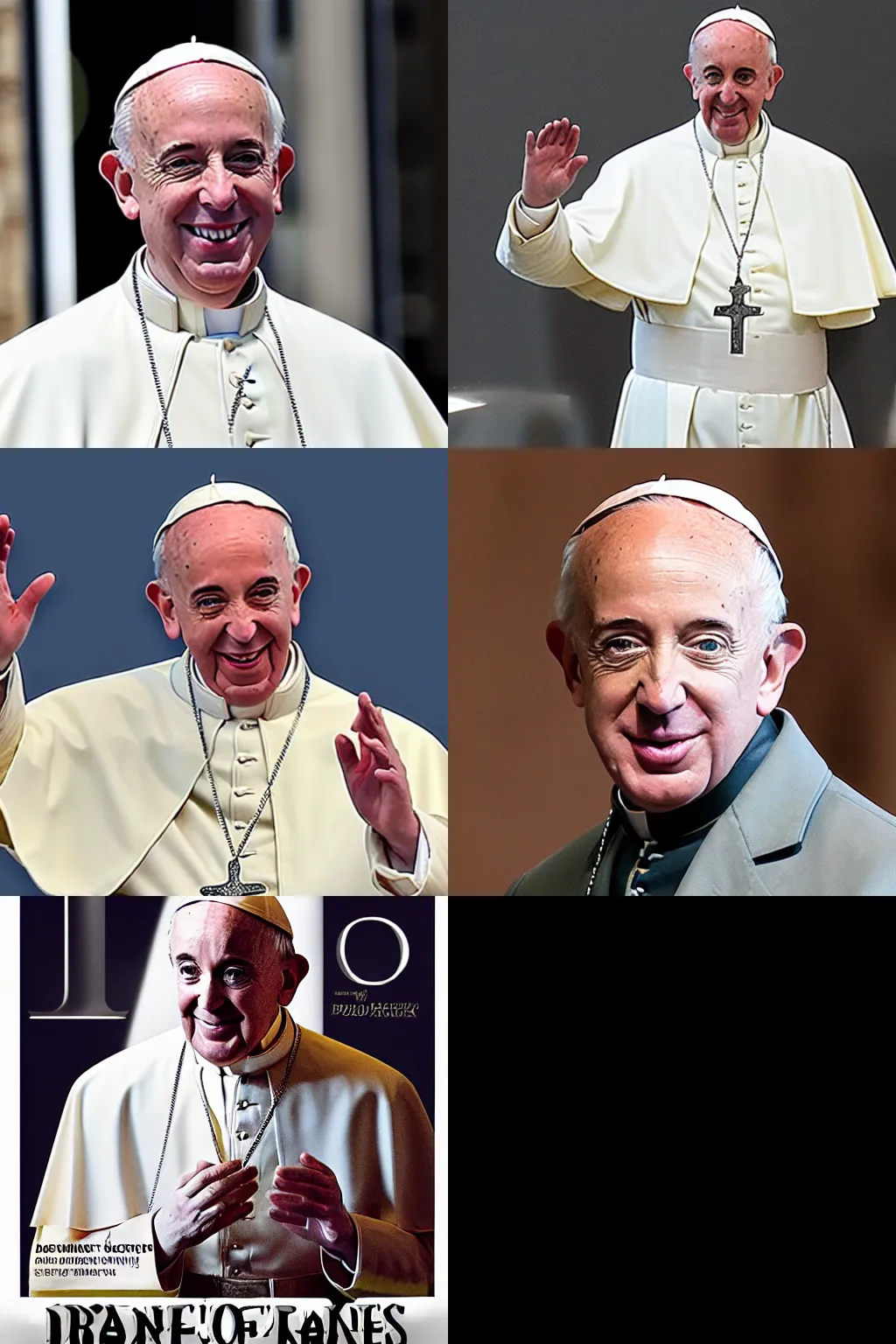 Prompt: pope Bezos