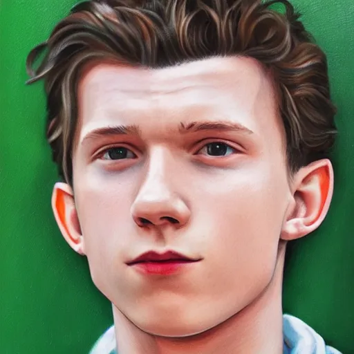 Prompt: tom holland, detailed, portrait