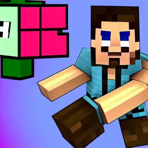 Image similar to markiplier as a minecraft skin,