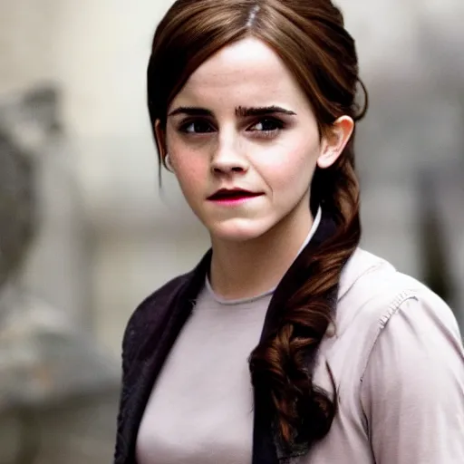 Prompt: emma watson as harry potter