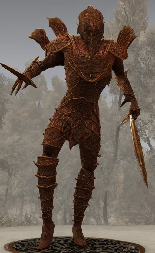 Image similar to Dagoth Ur, Morrowind, 3d render, 4k, 8k