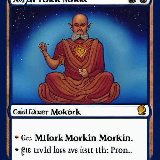 Image similar to astral monk