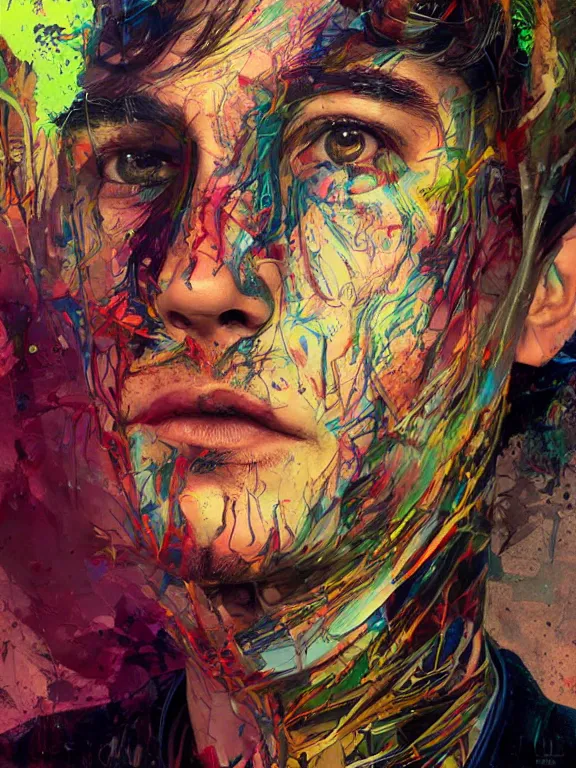 Prompt: art portrait of tom grady 8k by tristan eaton Stanley Artgerm Tom Bagshaw Greg Rutkowski Carne Griffiths trending on DeviantArt face en