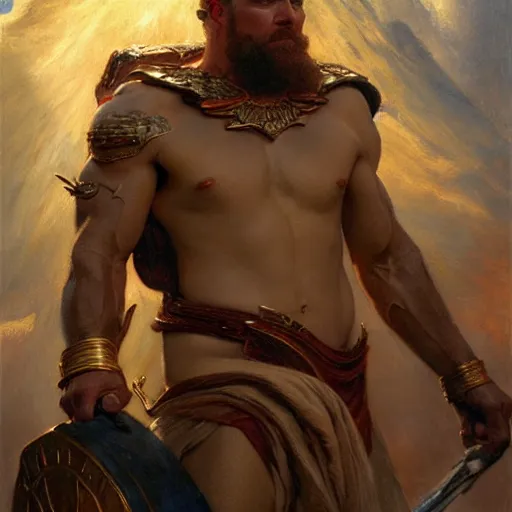 Image similar to angry zeus. highly detailed painting by gaston bussiere, craig mullins, j. c. leyendecker 8 k