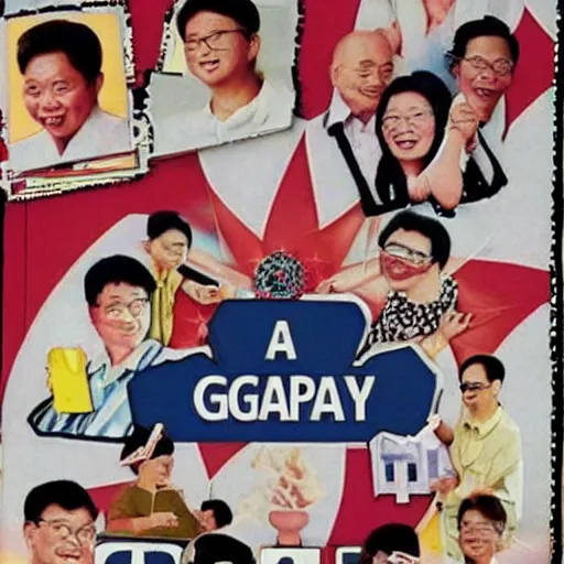 Image similar to a 1 9 9 0 s singaporean government camapign poster