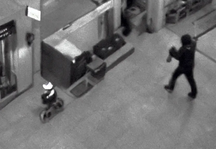 Image similar to cctv footage of elmo