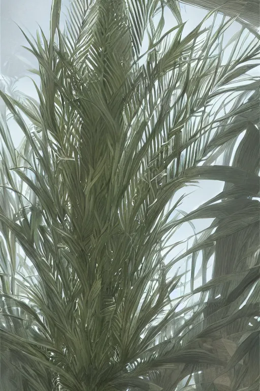 Prompt: ultra realistic illustration, palm plant drawing isolated and closeup, background is white, elegant, highly detailed, digital painting, concept art, smooth, sharp focus, illustration, art by greg rutkowski and alphonse mucha