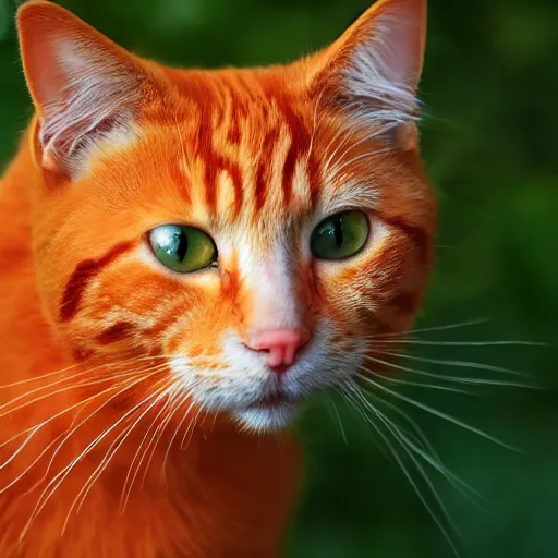 Prompt: orange cat photo