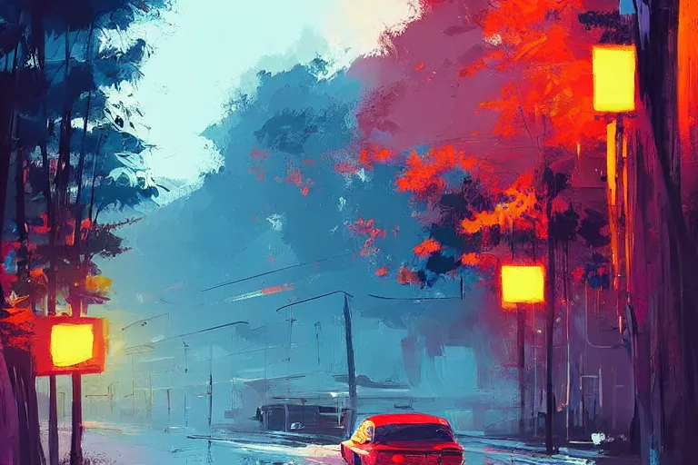 Image similar to by alena aenami, trending on artstation