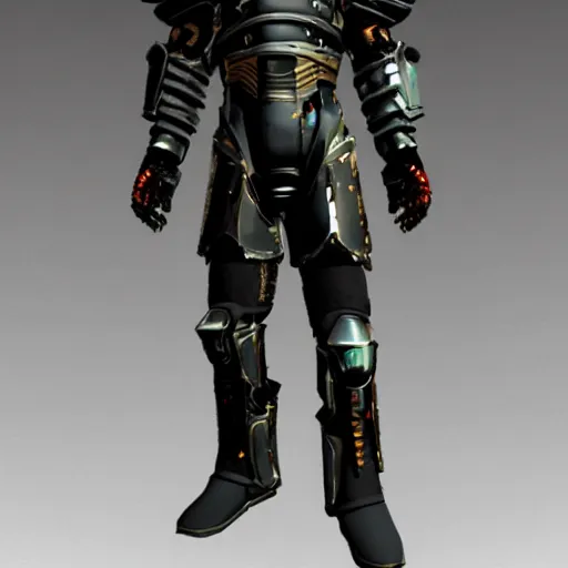 Image similar to cyberpunk knight armor