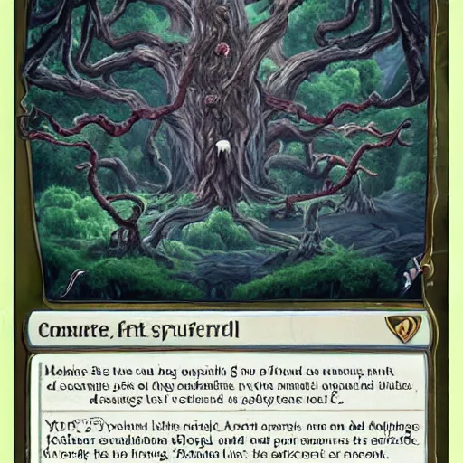 Image similar to yggdrasil surrenders to a bunch of determined ents