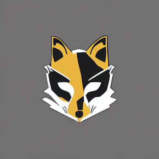 Prompt: logo fox hound by Hideo Kojima, illustartion, smooth, flat colors