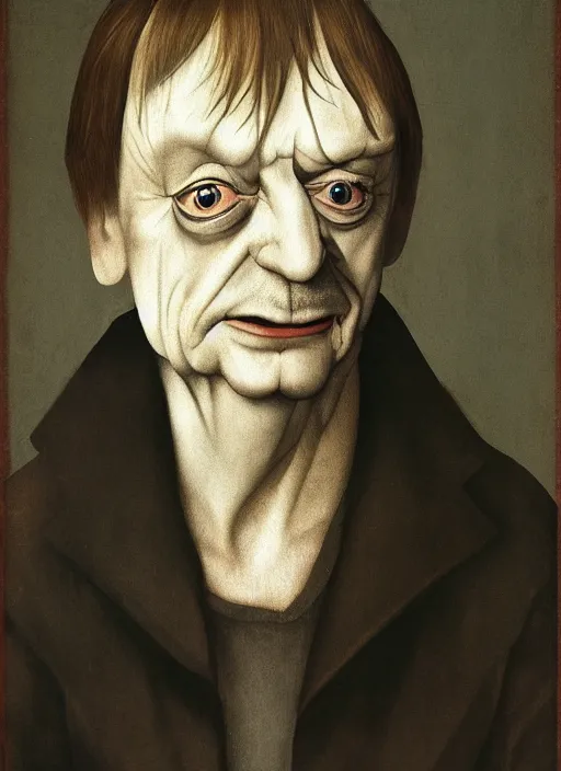 Image similar to mark e. smith by hieronymus bosch, detailed digital art, trending on Artstation