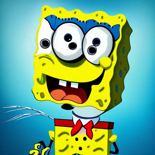 Prompt: Spongebob portrait,hyper realistic, HD, HQ, photo realistic