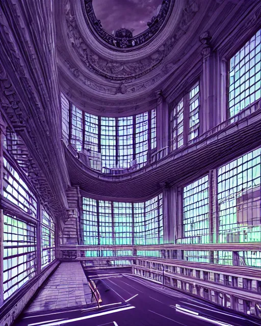 Image similar to a beautiful hyperdetailed render of city hall city industrial architecture by diebedo francis kere, vice city nature synthwave flowers fisheye, archdaily, wallpaper, highly detailed, trending on artstation.