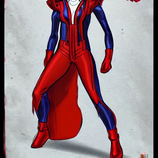 Image similar to Zendaya cosplaying as Mary Jane from Amazing Spiderman 601