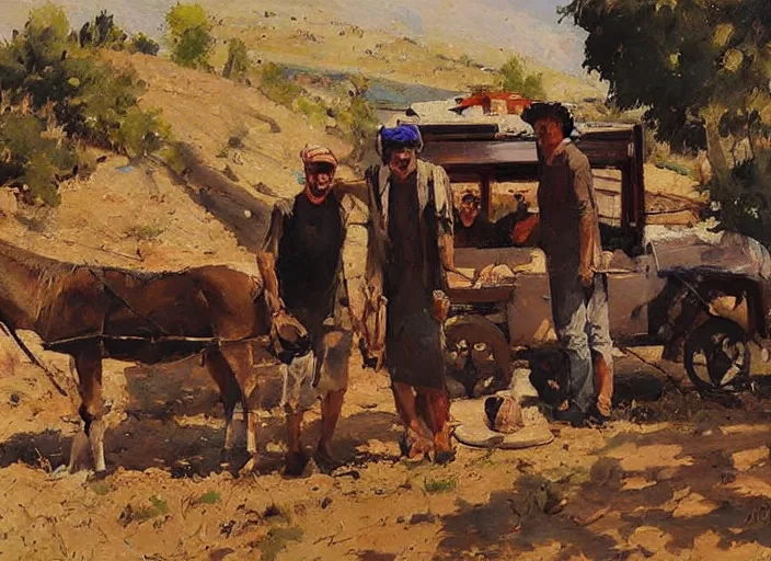 Prompt: a highly detailed beautiful portrait of the country lebanon, by gregory manchess, james gurney, james jean