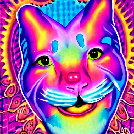 Prompt: alex jones by lisa frank