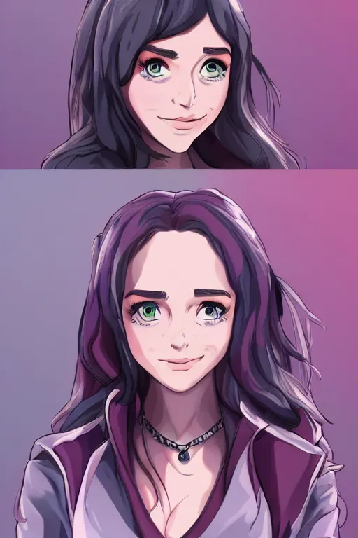 Prompt: Emilia Clarke as an Anime Art Style, artstation, 4k detailed