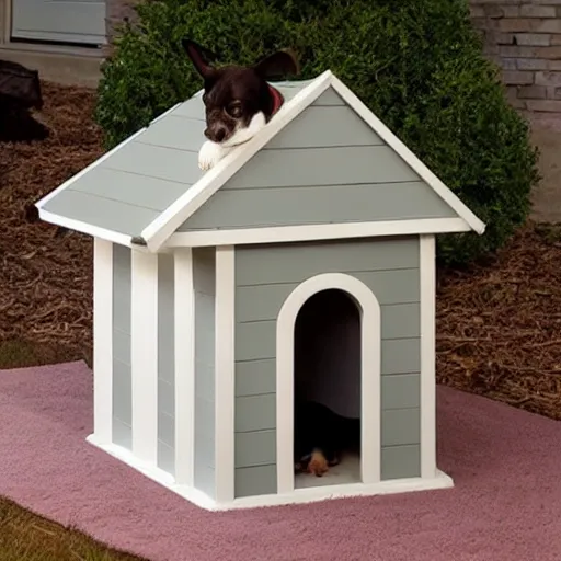 Image similar to dog house mansion for snoopy