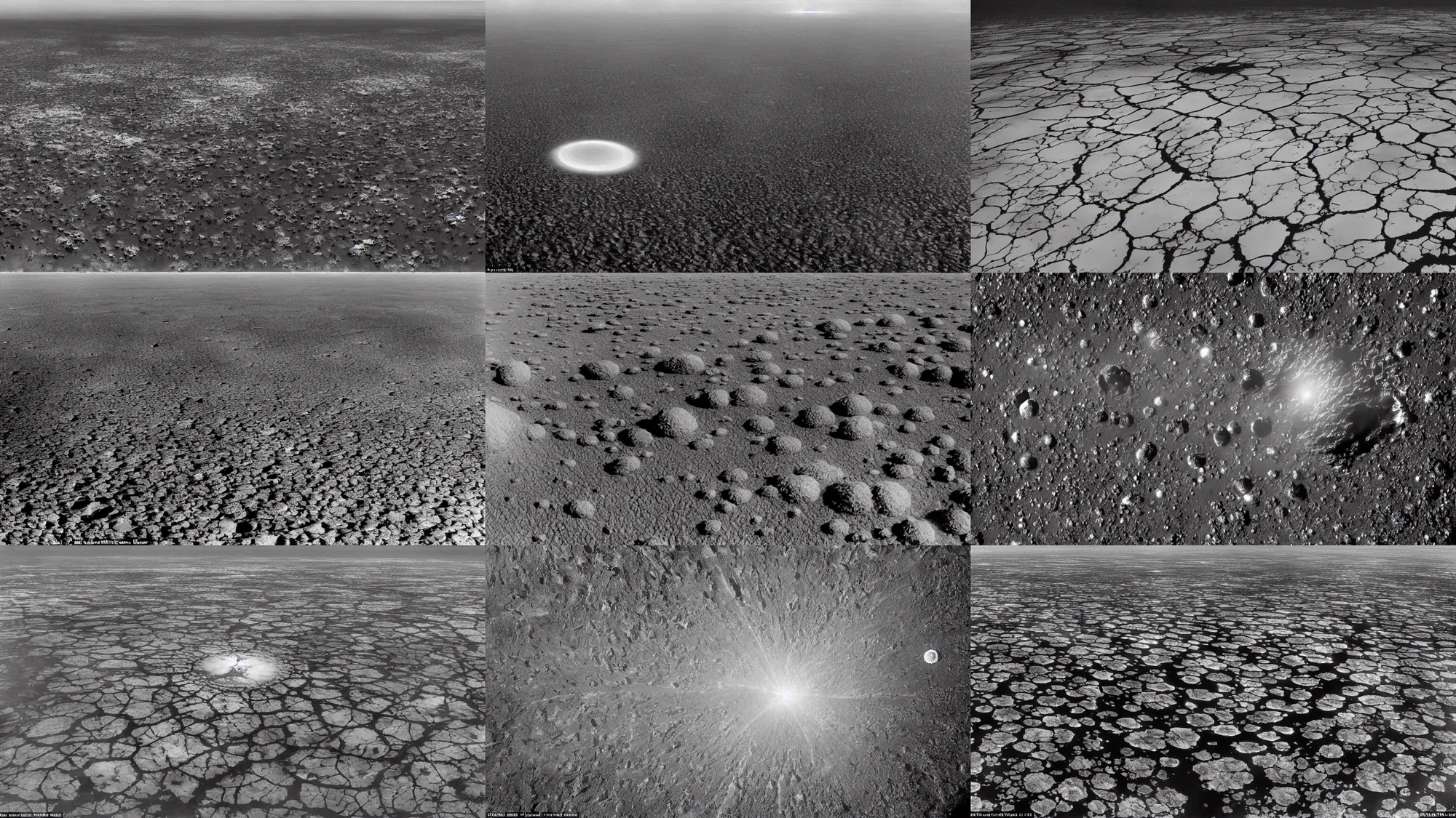 Prompt: a wide - angle view from high orbit of a planet with brilliant ice - rock rings casting a shadow over equatorial jungles transitioning to swamps in the upper hemisphere, sharply transitioning to cold pine forests at the poles, western ocean extends to the south pole creating large ice flats, a large north eastern salt flat cuts through the swamps and jungles, matte painting