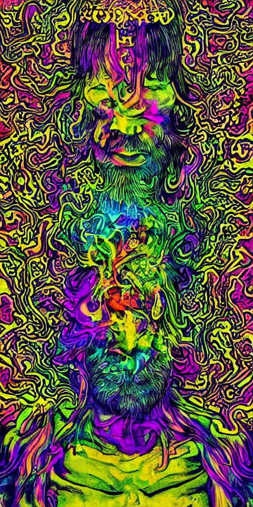 Image similar to god of psychedelics