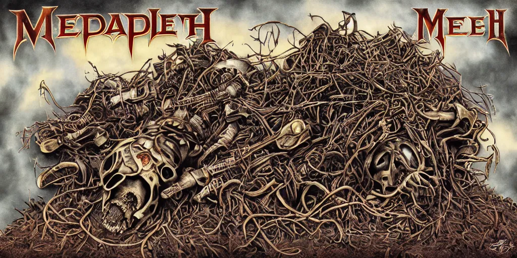 Image similar to megadeth album cover by pushead