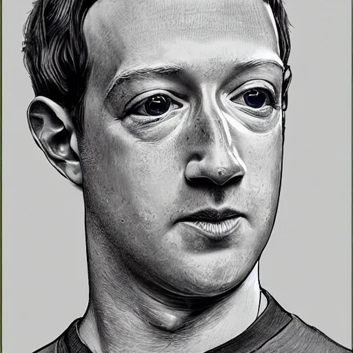 Prompt: mark zuckerberg depicted as a lizard