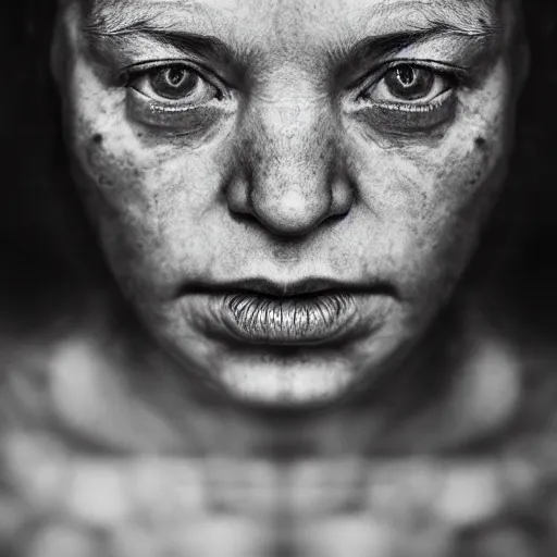 Image similar to Portrait of a sad girl by Edward Sherriff Urrtis and Lee Jeffries, 85mm ND5, perfect lighting, gelatin silver process