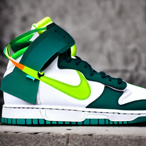 Image similar to nike dunk off - white pine green photograph