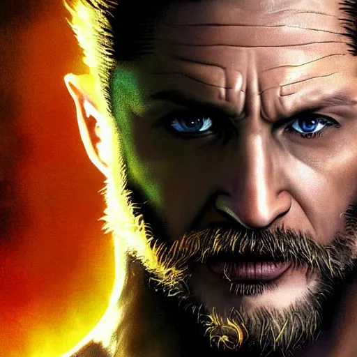 Image similar to tom hardy as wolverine from x - men digital art 4 k detailed super realistic