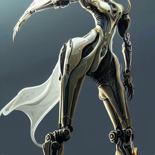 Image similar to highly detailed exquisite warframe fanart, worms eye view, looking up at a 500 foot tall beautiful saryn prime female warframe, as a stunning anthropomorphic robot female dragon, sleek smooth white plated armor, posing elegantly over your tiny form, unknowingly walking over you, you looking up from the ground between the robotic legs, detailed legs looming over your pov, proportionally accurate, anatomically correct, sharp claws, two arms, two legs, robot dragon feet, camera close to the legs and feet, giantess shot, upward shot, ground view shot, front shot, epic shot, high quality, captura, realistic, professional digital art, high end digital art, furry art, giantess art, anthro art, DeviantArt, artstation, Furaffinity, 3D, 8k HD render, epic lighting