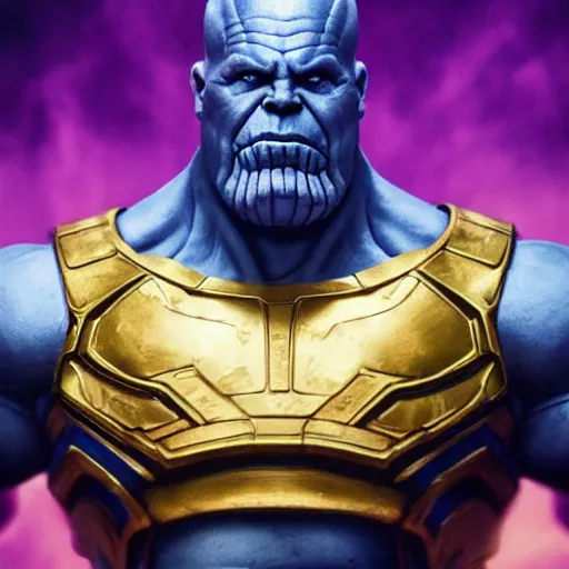 Image similar to thanos as putin, Cinematic, Portrait, Ultra-HD, Beautiful Lighting, insanely detailed and intricate, hypermaximalist, elegant, ornate, hyper realistic, super detailed