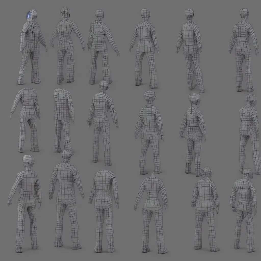 3d character design sheet, clean T-Pose of a male