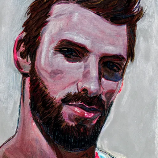 Image similar to giga chad, portrait,