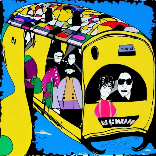 Image similar to yellow submarine