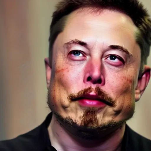 Image similar to bearded elon musk