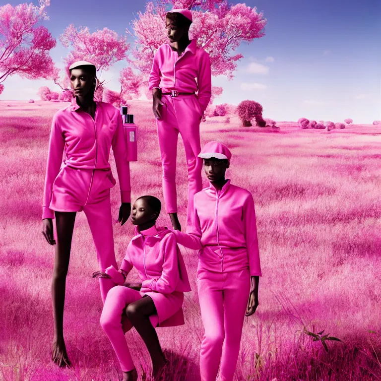 Image similar to fragrance advertising campaign by richard mosse