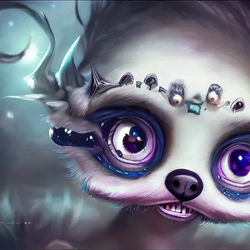 Image similar to Rare cute mythical multi eyed creature, photorealistic, Hyper Detailed, HD, 8k, studio lighting, dynamic lighting, cinematic, ultra detailed, stunning visuals, creative, trending on art station