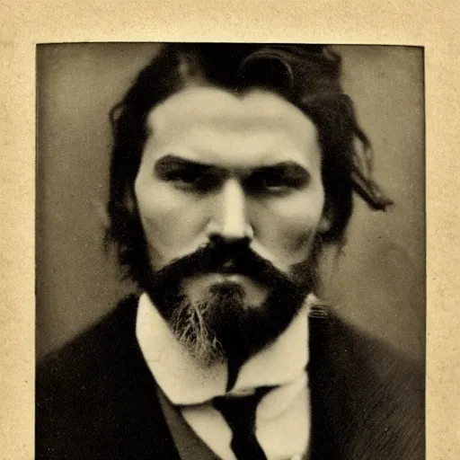 Image similar to headshot edwardian photograph of jason mamoa, 1 9 2 0 s, realistic face, 1 9 1 0 s photography, 1 9 0 0 s, grainy, slightly blurry, victorian