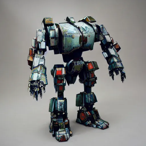 Image similar to giant bipedal mecha armor