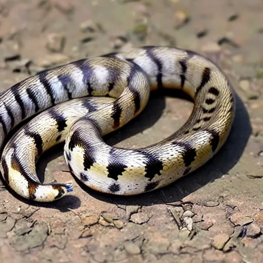 Image similar to cat snake hybrid